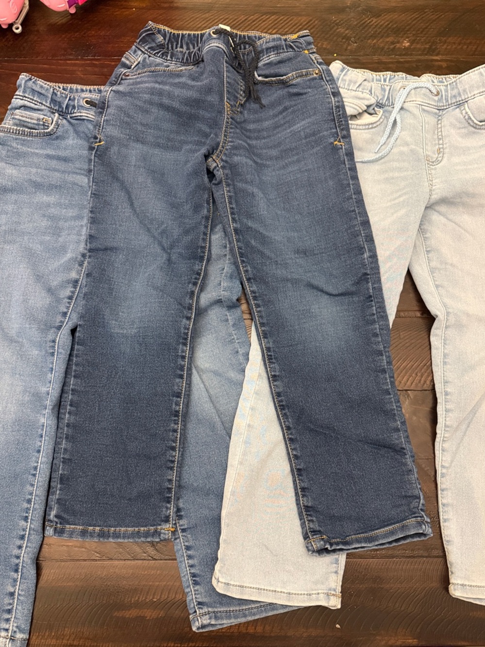Boys’ Cat & Jack “Athletic Fit” Jeans - 3 Pairs